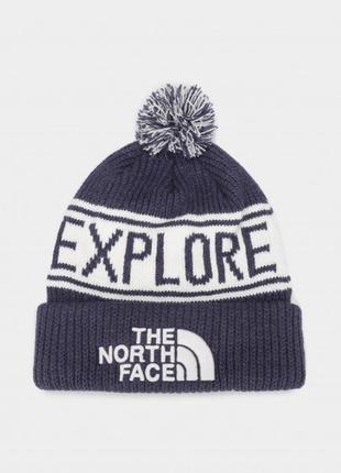 Женская шапка the north face / трендовая шапка
