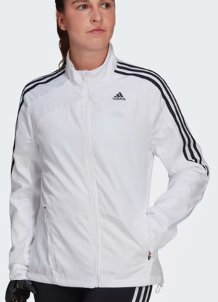 Жіноча спортивна вітрівка adidas marathon 3-stripes jacket gk60612 фото