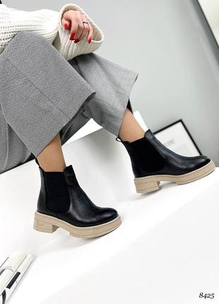 Классические женские ботинки челси деми/зима в наличии и под отшив 💛💙🏆2 фото