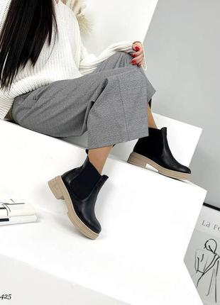 Классические женские ботинки челси деми/зима в наличии и под отшив 💛💙🏆3 фото