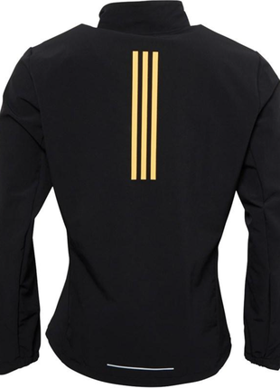 Чоловіча спортивна вітровка adidas mens berlin running jacket black hb80652 фото