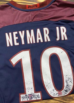 Футболка мужская футбольная fc psg 2017/2018 neymar no10 от nike6 фото