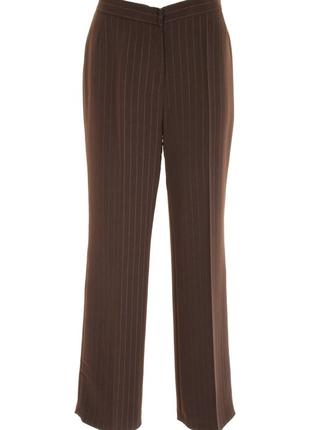 Базові коричневі штани в смужку south