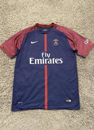 Футболка мужская футбольная fc psg 2017/2018 air no10 от nike