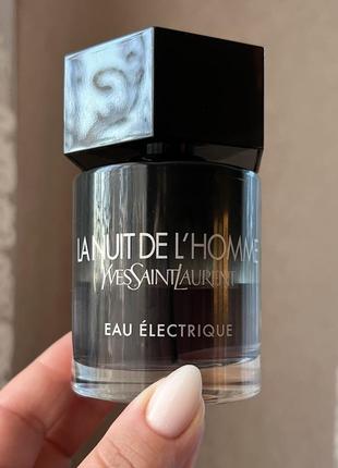 Туалетная вода yves saint laurent la nuit de l'homme eau electrique2 фото