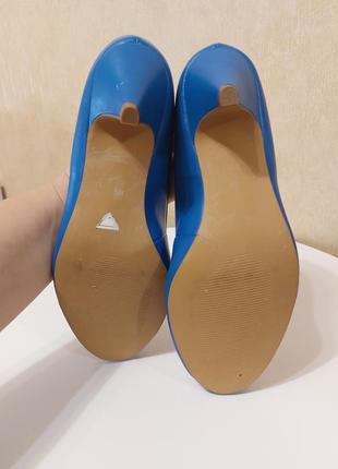 Яркие синие туфли multifit 42р 27.5см5 фото