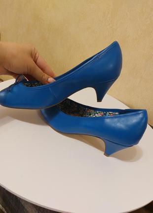 Яркие синие туфли multifit 42р 27.5см3 фото