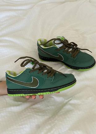 Кросівки nike dunk low  green lobster