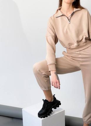 Розпродаж 🤤 🤤бежевий спортивний костюм