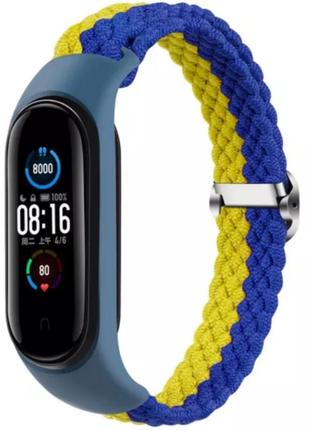 Ремінець для годинника патріотичний жовто-блакитний miband 3,4,5,6,7