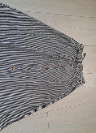Стильная юбка в полоску1 фото