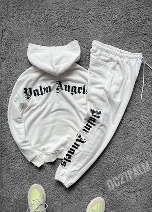 Спортивний костюм palm angels білий