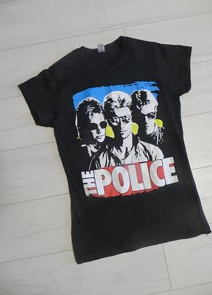 Женская футболка мерч группы the police размер s