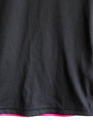Футболка женская черная спортивная карманы светоотражатели длинный рукав вело джерси фитнес беговая8 фото
