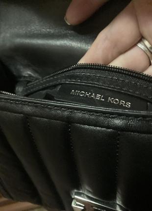 Шкіряна стьобана  сумка майкл корс оригінал  michael kors whitney 2020 смотрите видеообзор8 фото