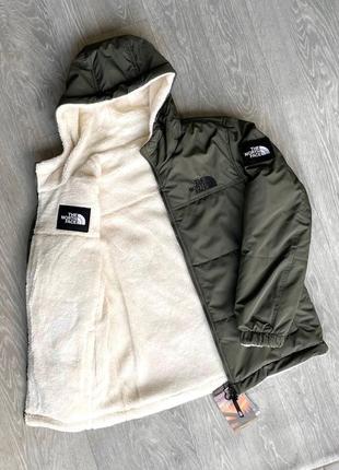 Мужская куртка the north face двухсторонняя