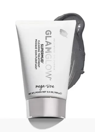 Очищающая маска для лица glamglow supermud 100г1 фото