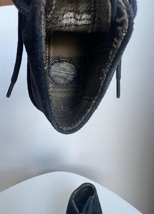 Детские ботинки дезерты туфли натуральная замша размер 20-22, 12,5 см стелька5 фото