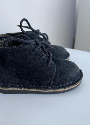 Дитячі черевики дезерти туфлі натуральна замша розмір 20-22, 12,5 см устілка