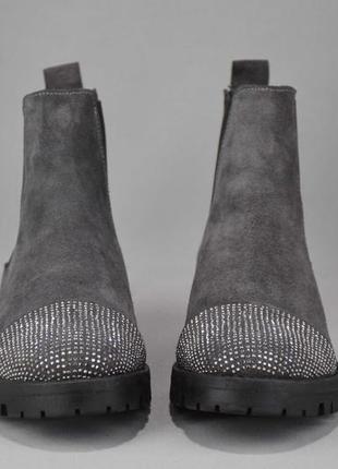 Guess medea flmedd4 sue09 ботинки челси женские кожаные замшевые. оригинал. 36-37 р/24 см.4 фото