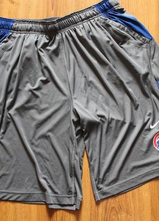 Невероятные длинные спортивные  шорты с карманами chicago cubs nike shorts gray