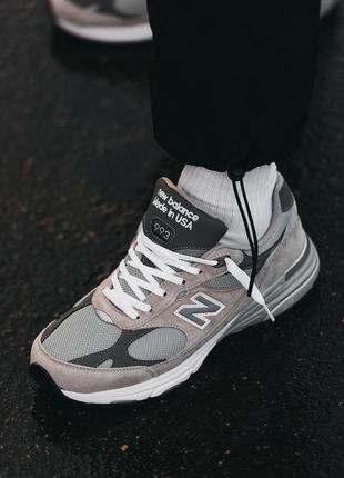 New balance 993 grey - сша 41 размер