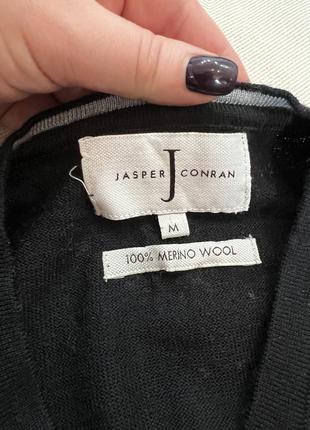 Мужской базовый свитер jasper conran 100% шерсть мериноса5 фото