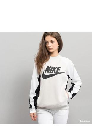 Жіночий світшот nike swoosh оверсайзный оверсайз кофта толстовка худі укорочений air nike