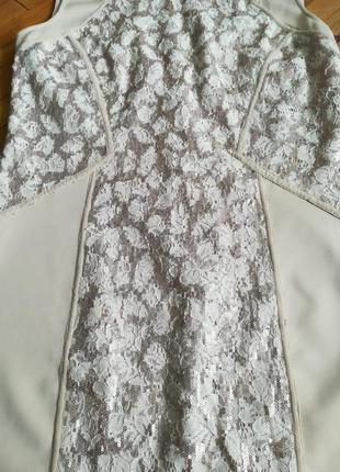 Нежное нарядное платье в паетки2 фото