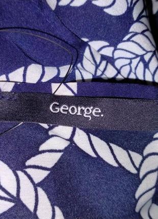Женская синяя блуза блузка george2 фото