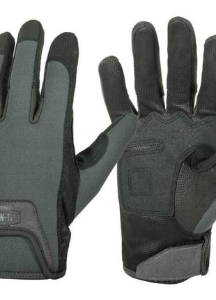 Тактические рукавицы helikon-tex urban tactical mk2 shadow grey/black size s