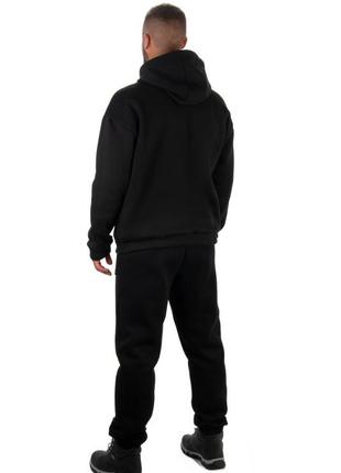 Чоловічі теплі зимові спортивні штани на флісі, утеплені флісом спортивні чоловічі брюки, мужские тёплые штаны на флисе7 фото