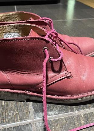 Кожаные сапожки (чурка/дезерты) bata