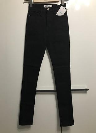Чорні skinny mid waist befree вузенькі висока посадка