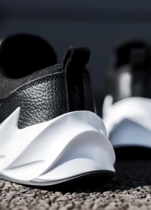 Мужские черные кроссовки adidas sharks кожа 41,44 размер f338552 фото