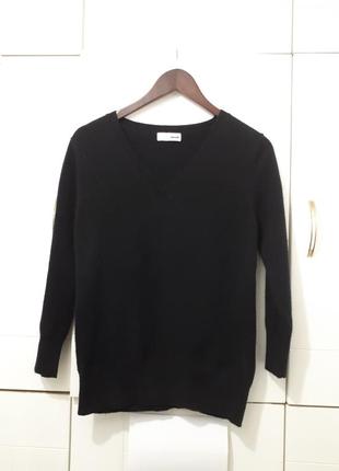 100% кашеміру чорний джемпер светр, пуловер кашемір кашемір кашеміровий cashmere george4 фото