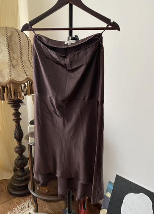 Асимметричная вискозная юбка3 фото