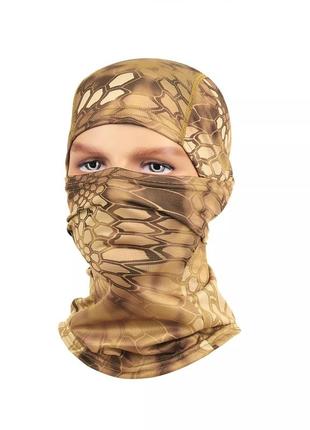 Балаклава маска камуфляжная (войсковая, тактическая, мультикам, мафия, ниндзя,...