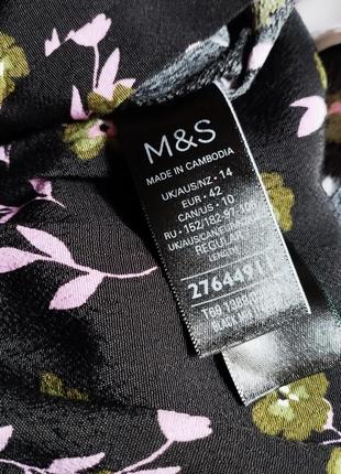 Натуральное платье на пуговицах marks& spenser длина 12610 фото