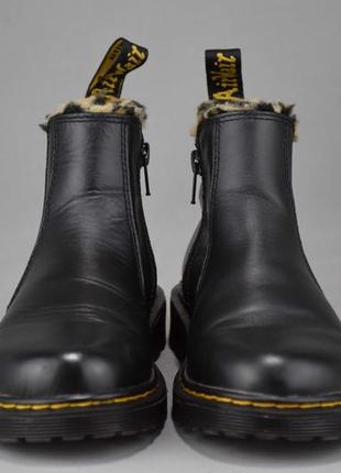 Dr. martens 2976 leonore leo ботинки челси зимние женские кожаные. оригинал. 34 р./22 см.4 фото