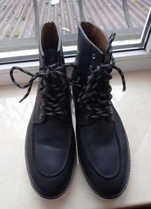 Кожаные ботинки burton menswear london2 фото