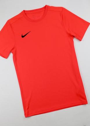 Футболка nike s неонова dri fit dry park vii ss найк свіжі колекції2 фото