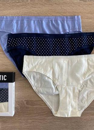 Женские трусики atlantic набор 3 шт