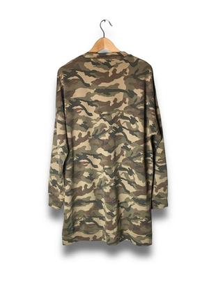 Bikbok long camo sweatshirt свитшот удлиненный rap y2k carhartt dickies nike streetwear2 фото