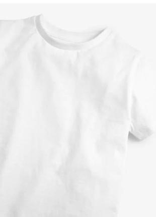 Набор белых футболок next на мальчика 8 лет ( 2 шт)4 фото