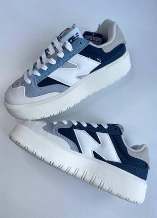 Женские new balance ct302 white blue