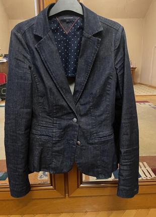 Джинсовий жакет піджак денім tommy hilfiger s-m