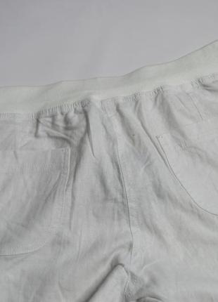 Продам белые льняные штаны7 фото