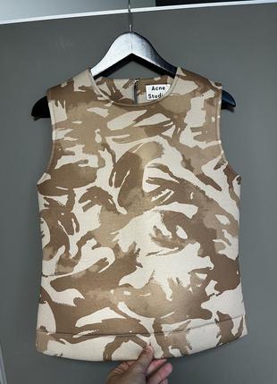 Acne studios vavay camo pus15 vest жилетка камуфляжна5 фото