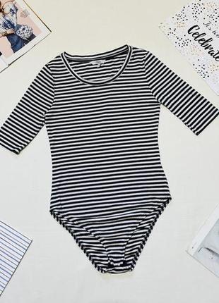 Класний боді в рубчик бренду next 👚 розмір 14 / наш 48 💥